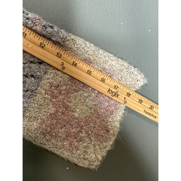 Sincerely Jules Boho Hippie Flower Power Bell Sleeve Crop Oversized Sweater - Picture 4 of 7